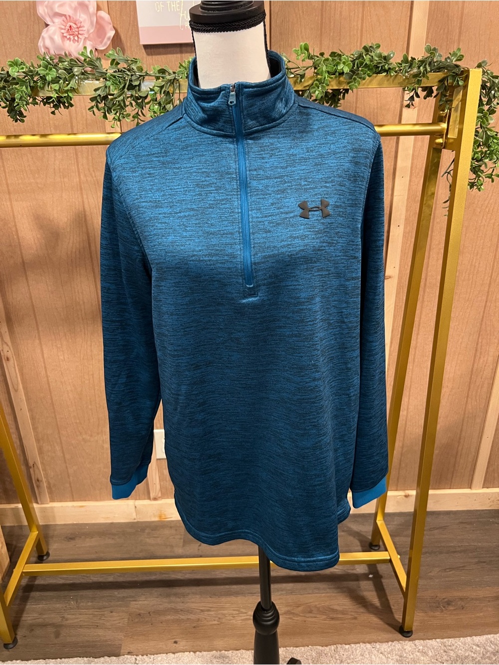 Under Armour Men’s Blue Quarter-Zip Performance Pullover